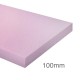 100mm XPS 300 Insulation Board - Straight Edge - 600mm x 1250mm - TOP-F P GK