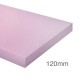 120mm XPS 300 Insulation Board - Straight Edge - 600mm x 1250mm - TOP-F P GK