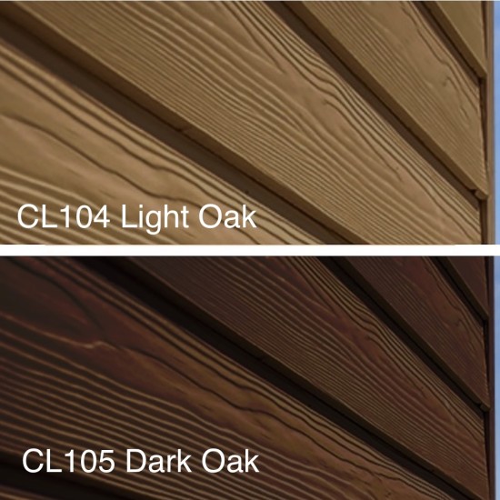 10mm Cedral Lap Fibre Cement Cladding Board - Woodstain Finishes