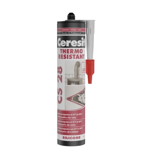 Ceresit CS-28 Thermo Resistant Silicon Sealant - 280ml