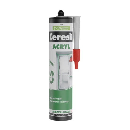 Ceresit CS-7 White Acrylic Sealant - 280ml