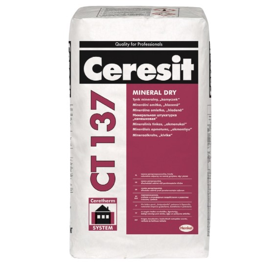 Ceresit CT137 Mineral Render 1.5 mm grain (stone texture)