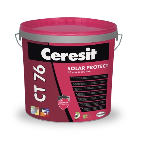 Ceresit CT76 Solar Protect Silicone Elastomer Render 1.5mm Grain (stone texture) - 25Kg