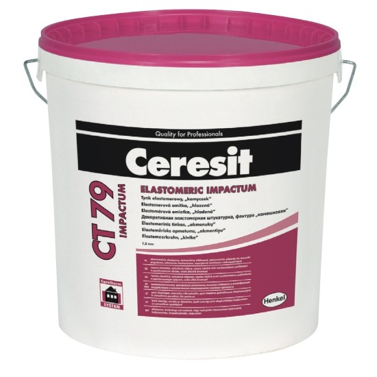 Ceresit CT79 Impactum Elastomeric Render 1.5 mm grain (stone texture)