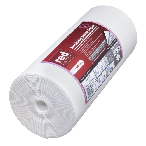 Erfurt MAV Insulating Lining Paper - 4mm thick Wall Lining Paper - 500mm x 10m roll