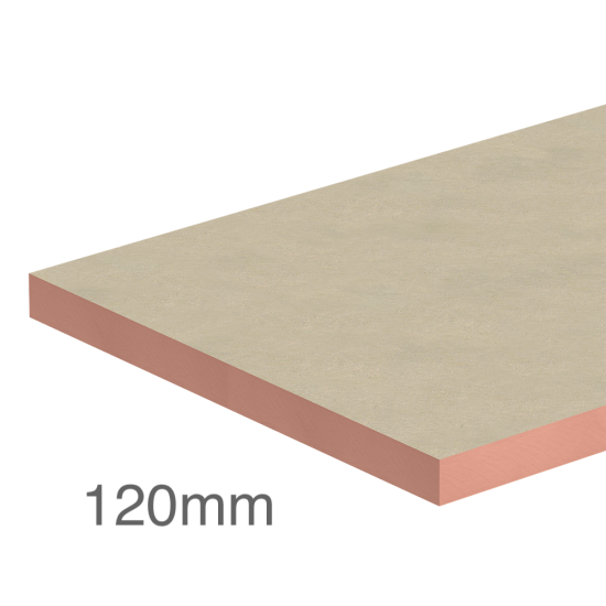 120mm (2x60mm Machine Bonded Together) Kooltherm K5 External Wall Insulation Board Kingspan - 1200mm x 600mm