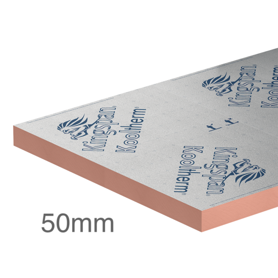 50mm Kingspan Kooltherm K15 Rainscreen Board (pack of 6)