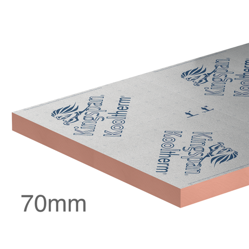 70mm Kingspan Kooltherm K15 Rainscreen Board (pack of 4)