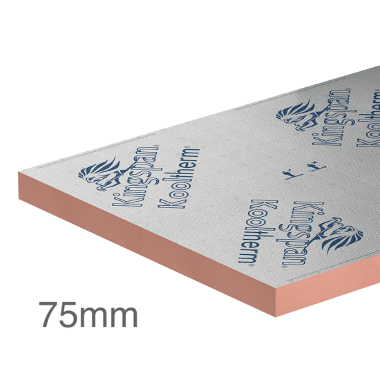 75mm Kingspan Kooltherm K107 Pitched Roof Board (pack of 4)