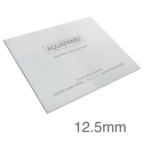 12.5mm Knauf Aquapanel Interior Cement Board - 900mm x 2400mm