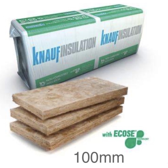 100mm Knauf  DriTherm Cavity Slab 34 Super (pack of 8)