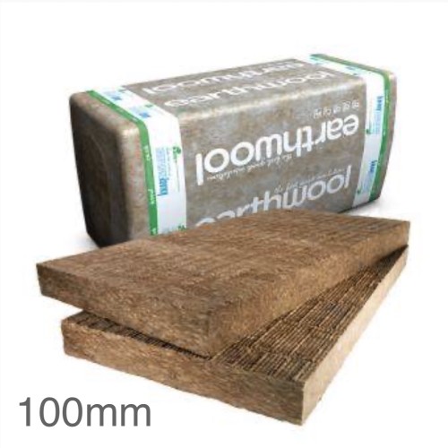 100mm Earthwool Flexible Insulation Slabs Knauf (pack of 6)