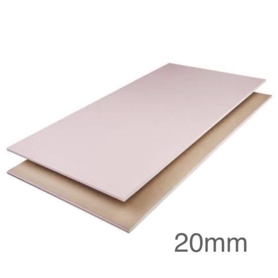 20mm Knauf Fireboard - High Performance Plasterboard 1200mm x 1800mm