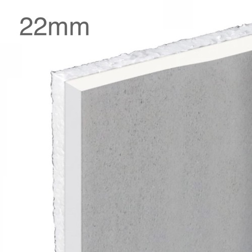 22mm Knauf EPS Thermal Laminate Insulation Board - (12.5mm EPS and 9.5mm Plasterboard)