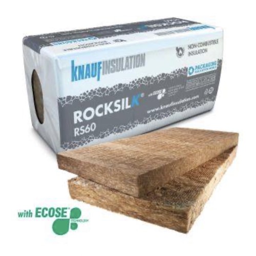 50mm Rocksilk RS60 Universal Insulation Slab Knauf (pack of 9)