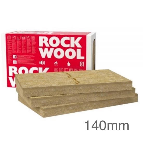 140mm Rockwool Frontrock  MAX E Dual Density External Wall Insulation Slab 1000x600mm (pack of 2)