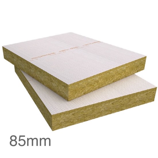 85mm Rockwool Hardrock Multi-Fix (Dual Density) Fleece Faced Board (pallet of 15)