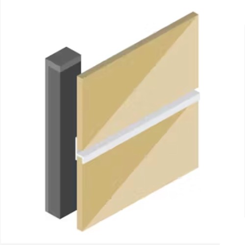 Aluminium Rockpanel Profile A - Chair Profile - 3055mm Length