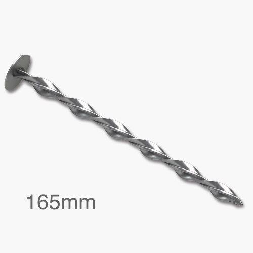 165mm Helical Fixings for Flat Warm Roofs (pack of 25).