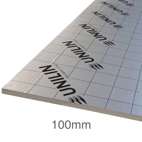 100mm Unilin XT/PR-UF PIR Rigid Insulation Board - 1200mm x 2400mm