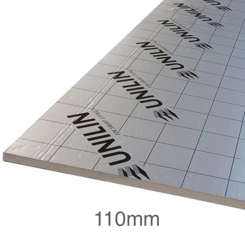 110mm Unilin XT/PR-UF PIR Rigid Insulation Board - 1200mm x 2400mm