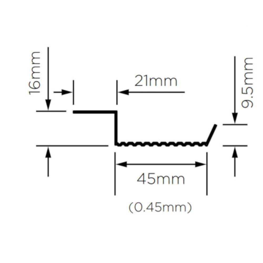 British Gypsum Gypframe Rb1 Resilient Bar 