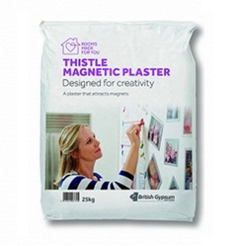 British Gypsum Thistle Magnetic Plaster- 25kg - pallet of 24