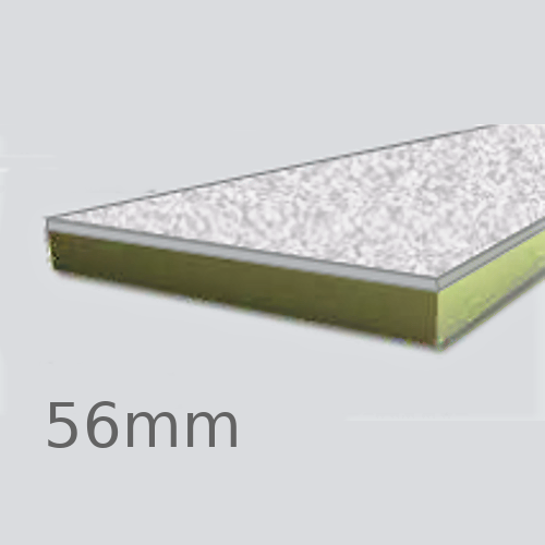 56mm Cellecta Hexatherm XCPL Faced Thermal Laminate Board for Car Park Soffits - Extruded Polystyrene (XPS)