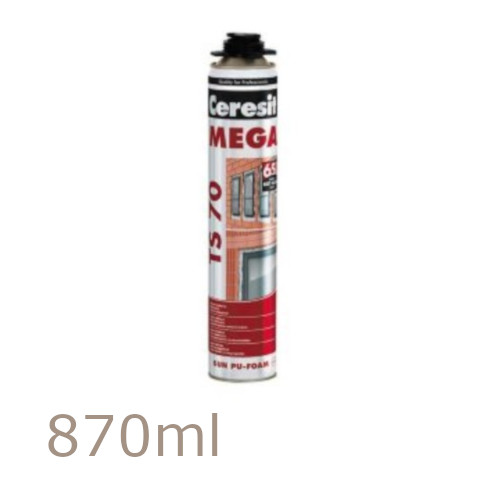 Ceresit TS70 Mega - High Performance Expanding Polyurethane Foam - 870ml