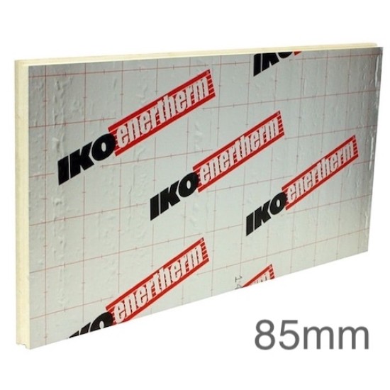 85mm IKO Enertherm ALU PIR Rigid Insulation Board - 1200mm x 2400mm - pack of 5