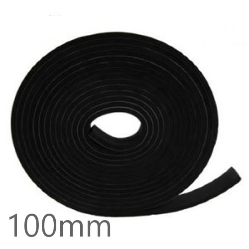 100mm JCW Acoustic Isolating Strip - 5mm x 100mm x 10m roll.