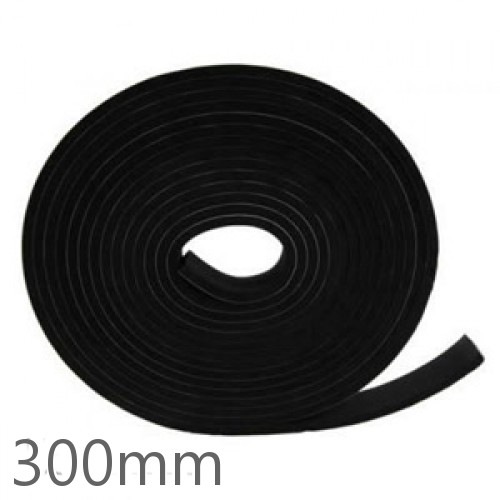 300mm JCW Acoustic Isolating Strip - 5mm x 300mm x 10m roll.