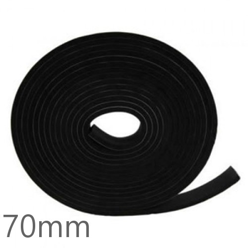 70mm JCW Acoustic Isolating Strip - 5mm x 70mm x 10m roll.