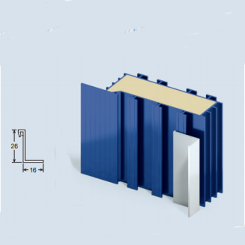 26mm Reveal Clip for Kingspan Thermabate Cavity Closer 1m length