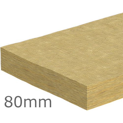 80mm Kingspan K-Roc Rainscreen Slab - 1200mm x 600mm - pack of 6