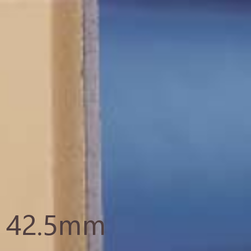 42.5mm Knauf Polyfoam Linerboard - 30mm Extruded Polystyrene (XPS) and 12.5mm Plasterboard