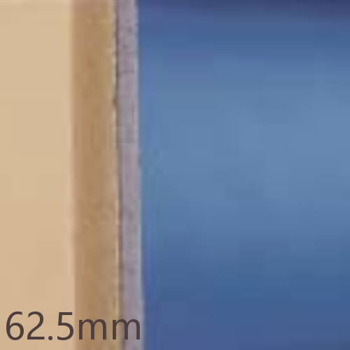 62.5mm Knauf Polyfoam Linerboard - 50mm Extruded Polystyrene (XPS) and 12.5mm Plasterboard