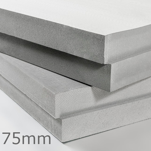 75mm Ravatherm XPS X 300 SB Extruded Polystyrene Board -  2500mm x 600mm - pack of 5