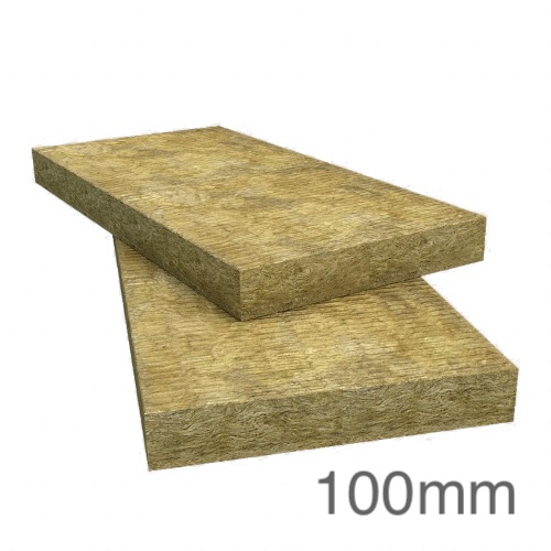 100mm Rockwool NyRock 032 Rainscreen Slab - 1200mm x 600mm - (pack of 3) - pallet of 16