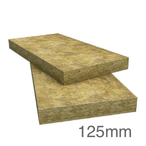 125mm Rockwool NyRock 032 Rainscreen Slab - 1200mm x 600mm - (pack of 3) - pallet of 12