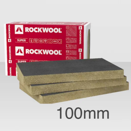 100mm Rockwool Ventirock F Super Dual-Density Rainscreen Slab | 1000mm ...