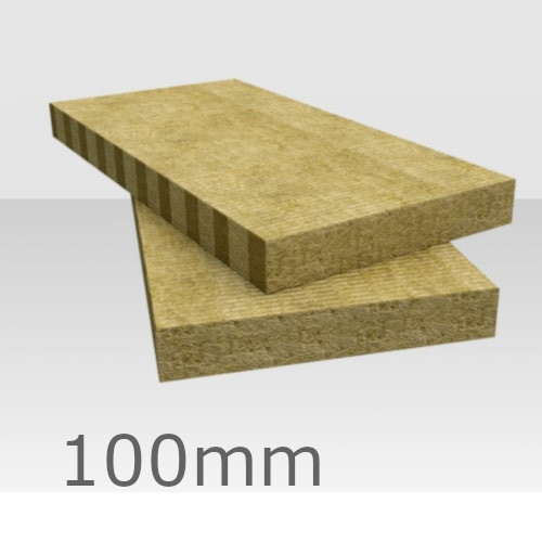 100mm Rockwool Flexi Insulation Slab - 1200mm x 600mm (pack of 6)