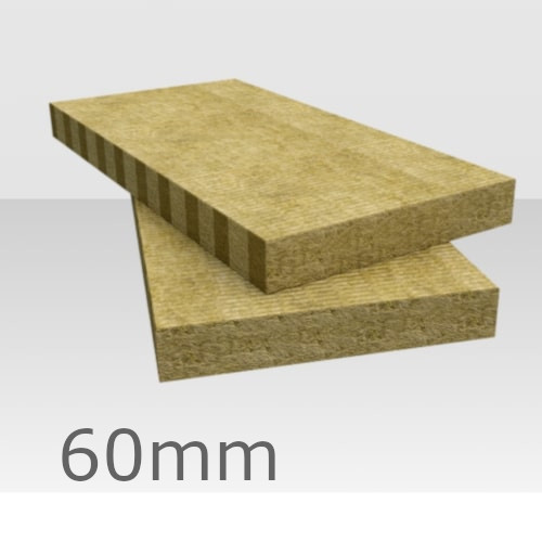 60mm Rockwool Flexi Insulation Slab - 1200 x 600mm - (pack of 12)