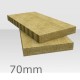 70mm Rockwool Flexi Insulation Slab - 1200mm x 600mm (pack of 8)