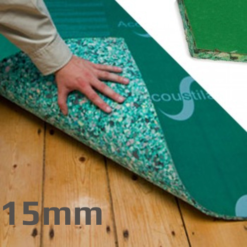 15mm Acoustilay 15 Sound Reduction Flooring Underlayment