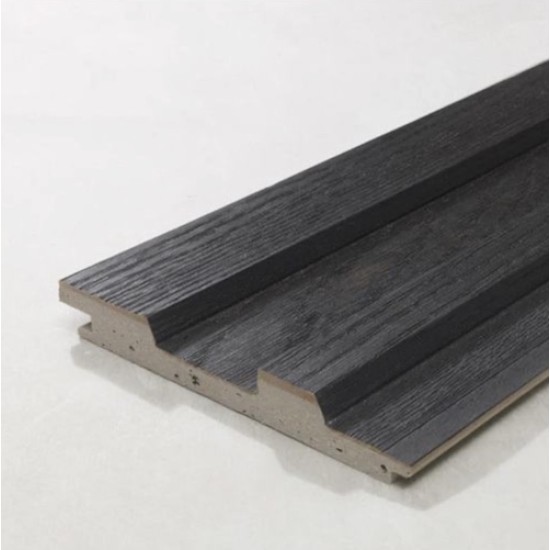 26mm Millboard Envello Board and Batten Cladding Board - Burnt Cedar - 200mm x 3600mm