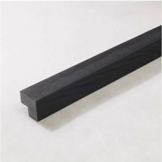 Millboard Envello Board and Batten Square Corner Profile - Burnt Cedar - 50mm x 50mm x 3050mm