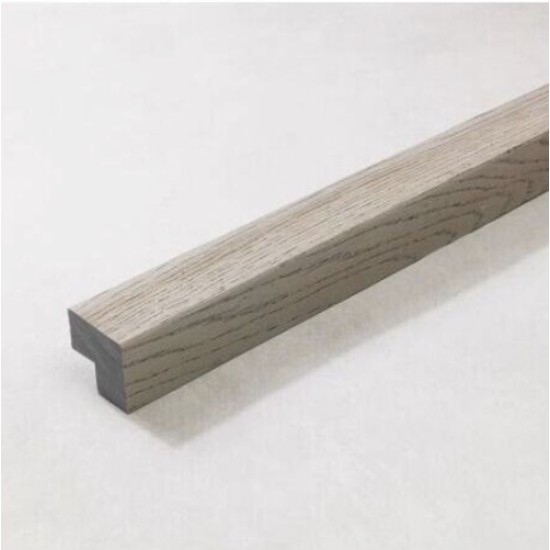 Millboard Envello Board and Batten Square Corner Profile - Smoked Oak - 50mm x 50mm x 3050mm