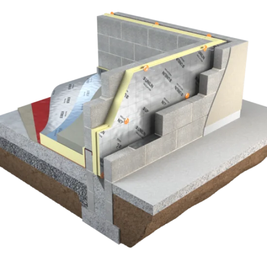 100mm UnilinThin-R XT/CW | Partial Fill Cavity Insulation Board | PIR ...