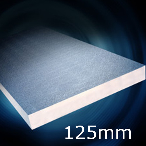 125mm Unilin XtroLiner XO/SK Sarking Warm Roof PIR Insulation Board - 1200mm x 2400mm - Pack of 3